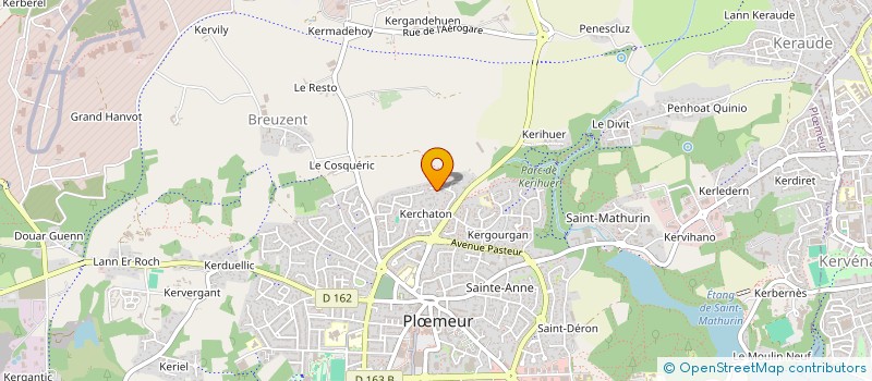 localisation de l'entreprise SCI AZURITE à PLOEMEUR
