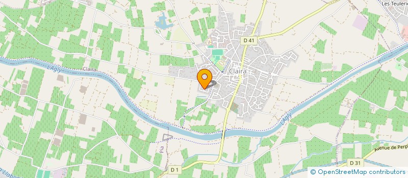 localisation de l'entreprise SCI AZURITE  CLAIRA