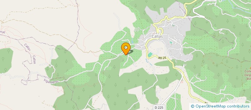 localisation de l'entreprise SCI AZUROC  CALLAS