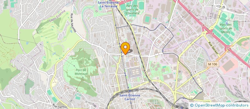 localisation de l'entreprise SCI AZY  SAINT-ETIENNE