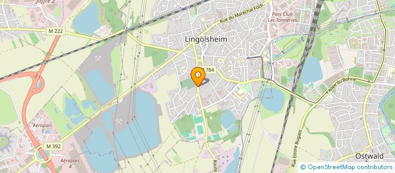 localisation de l'entreprise SCI AZZA  LINGOLSHEIM