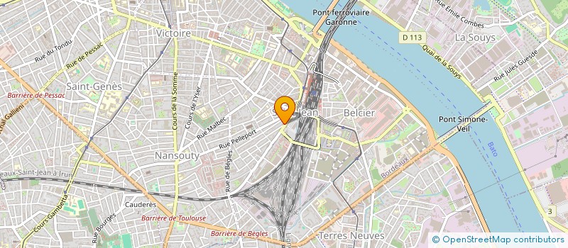 localisation de l'entreprise SCI AZZAHAR  BORDEAUX