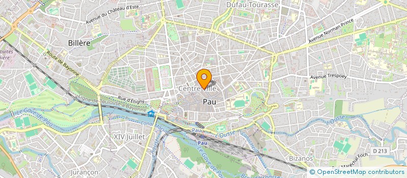 localisation de l'entreprise SCI AZZARO à PAU