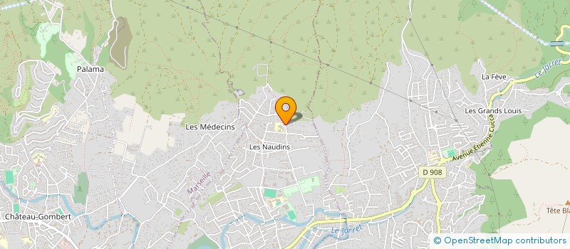 localisation de l'entreprise SCI AZZARO - LA MONTADE  PLAN-DE-CUQUES