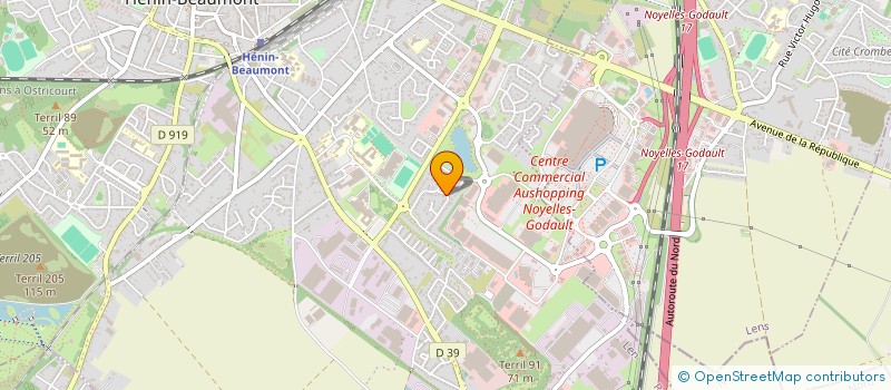 localisation de l'entreprise SCI AZZOUZ & CO à HENIN-BEAUMONT