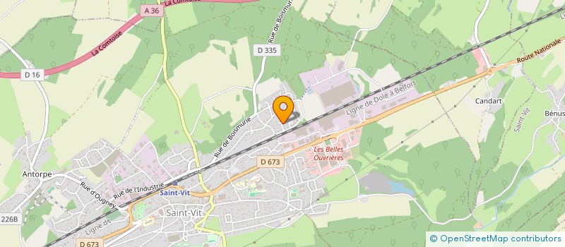 localisation de l'entreprise SCI AZZURA  SAINT-VIT