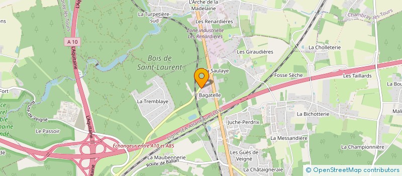 localisation de l'entreprise SCI AZZURA à VEIGNE