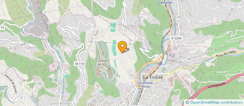 localisation de l'entreprise SCI AZZURRA à NICE