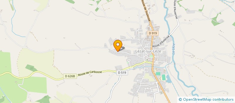 localisation de l'entreprise SCI B.2.F à LEZAT-SUR-LEZE