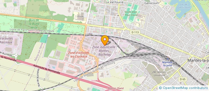 localisation de l'entreprise SCI B 2 R  BUCHELAY