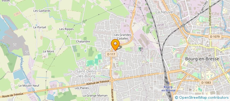 localisation de l'entreprise SCI B à SAINT-DENIS-LES-BOURG