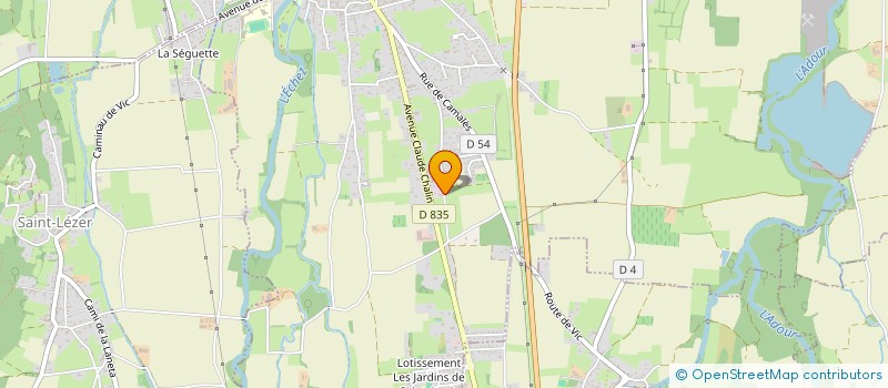 localisation de l'entreprise SCI B  VIC-EN-BIGORRE