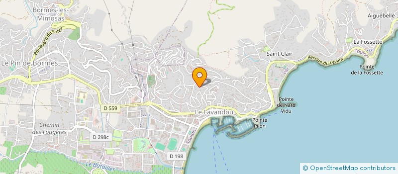 localisation de l'entreprise SCI B. à LE LAVANDOU