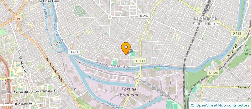 localisation de l'entreprise SCI B. 53  AVENUE RASPAIL à SAINT-MAUR-DES-FOSSES