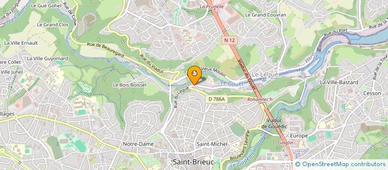 localisation de l'entreprise SCI B à SAINT-BRIEUC