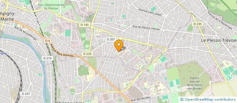 localisation de l'entreprise SCI B  CHAMPIGNY-SUR-MARNE