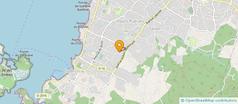 localisation de l'entreprise SCI B.A à SIX-FOURS-LES-PLAGES