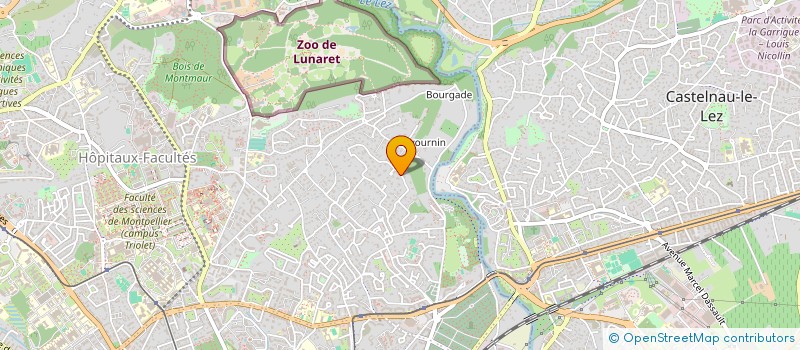 localisation de l'entreprise SCI B.A. à MONTPELLIER