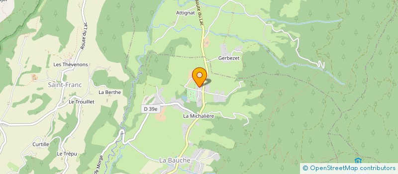 localisation de l'entreprise SCI B&A  LA BAUCHE