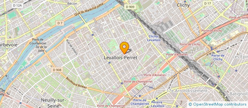 localisation de l'entreprise SCI B.A.A. à LEVALLOIS PERRET