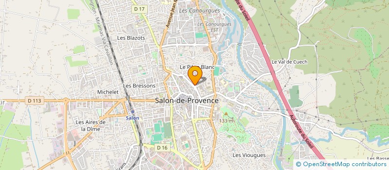 localisation de l'entreprise SCI B.A.B.  SALON-DE-PROVENCE