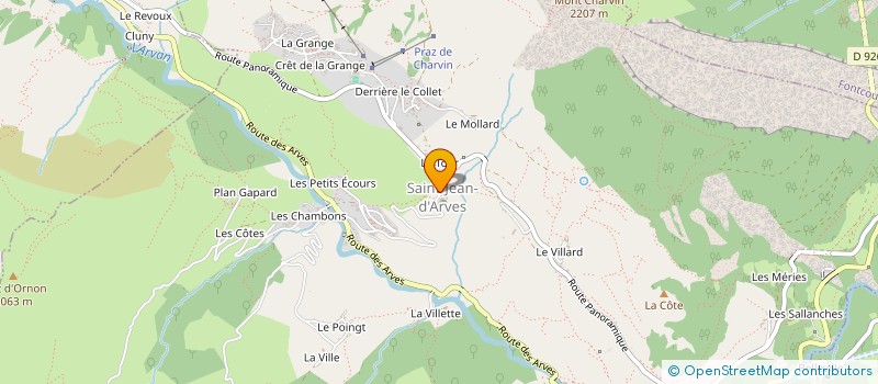 localisation de l'entreprise SCI B.A.B.C.  SAINT-SORLIN-D ARVES