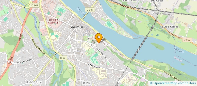 localisation de l'entreprise SCI B.A DU SOLEIL  SAUMUR