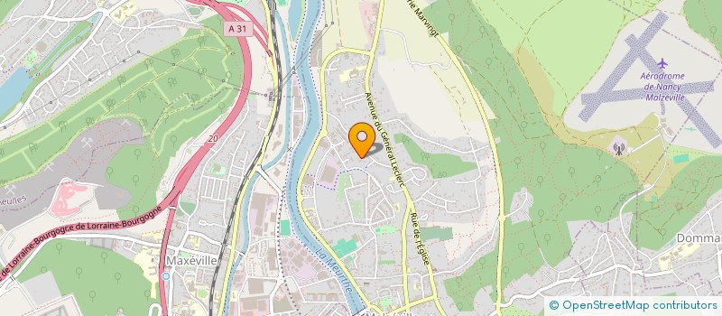 localisation de l'entreprise SCI B.A.L.  MALZEVILLE