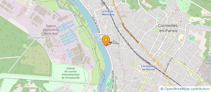 localisation de l'entreprise SCI B.A.M.P  LA FRETTE-SUR-SEINE