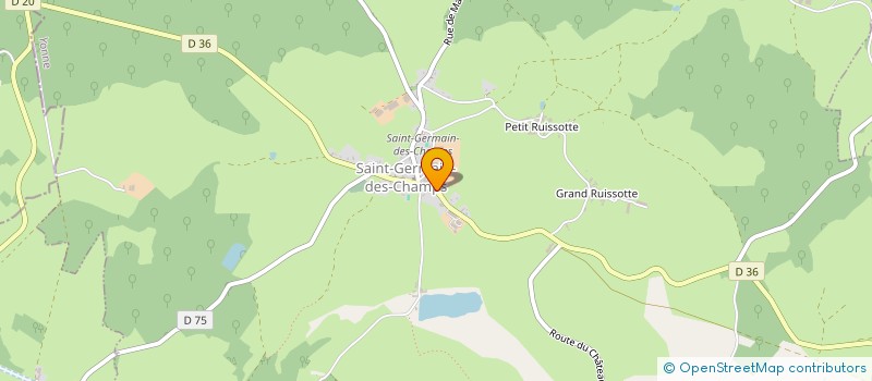 localisation de l'entreprise SCI B.A.P.  SAINT-GERMAIN-DES-CHAMPS