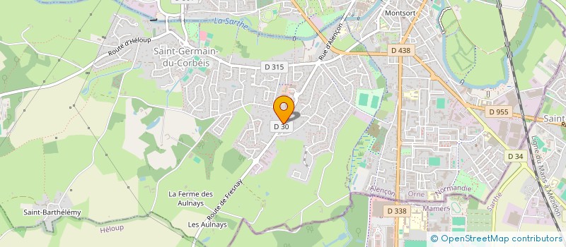 localisation de l'entreprise SCI B A P B à SAINT-GERMAIN-DU-CORBEIS