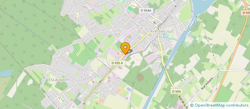 localisation de l'entreprise SCI B.A.R.M.  FRESNES-SUR-ESCAUT