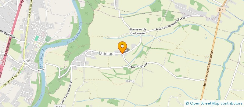 localisation de l'entreprise SCI B'AGNAC DE QUERCY  MONTAUT