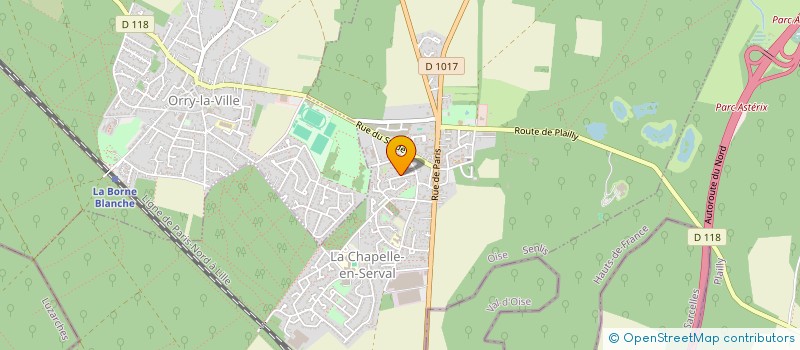 localisation de l'entreprise SCI B ALPINA  LA CHAPELLE-EN-SERVAL