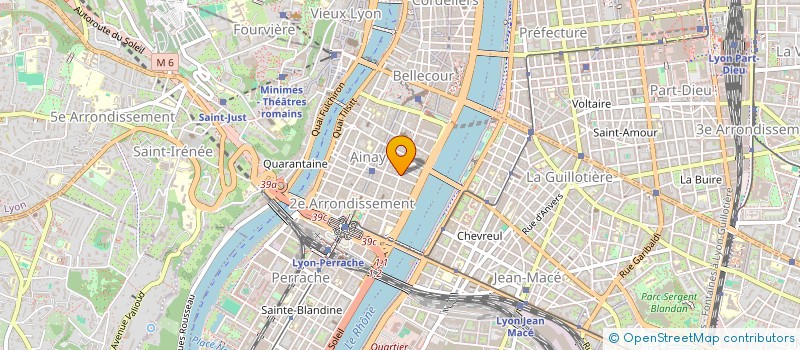 localisation de l'entreprise SCI B AND B  LYON