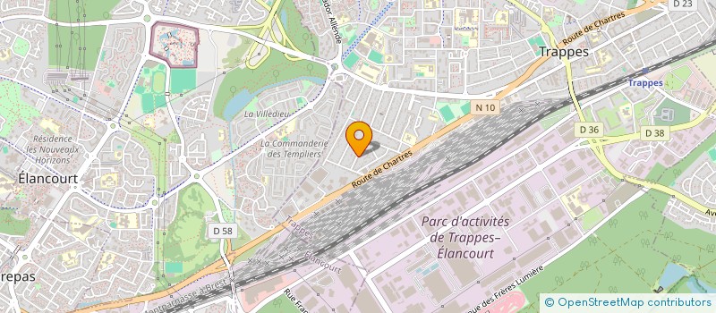 localisation de l'entreprise SCI B AND B  TRAPPES