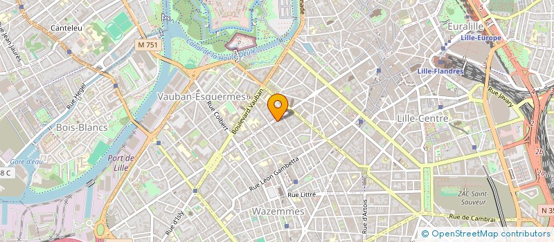 localisation de l'entreprise SCI B AND B ANVESTMENT  LILLE