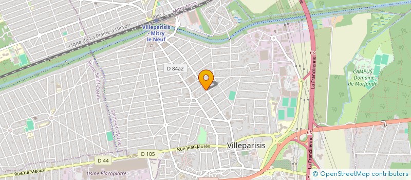 localisation de l'entreprise SCI B-ART 13  VILLEPARISIS