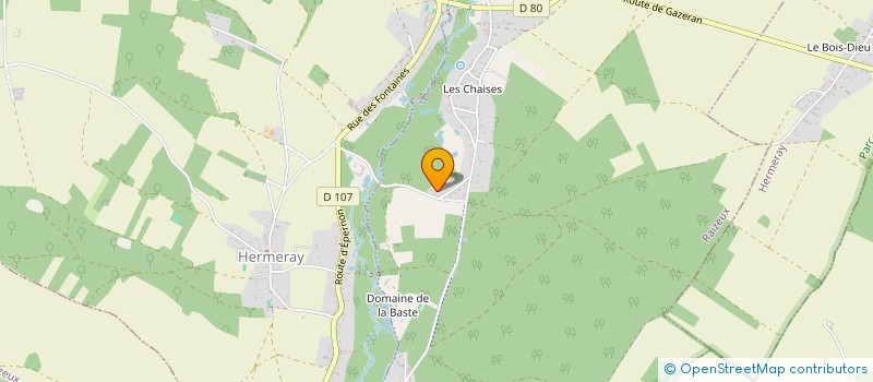 localisation de l'entreprise SCI B ATTITUDE  RAIZEUX