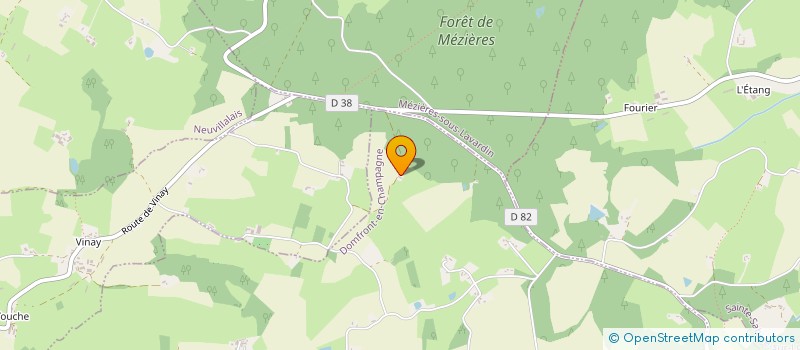 localisation de l'entreprise SCI B & B  DOMFRONT-EN-CHAMPAGNE