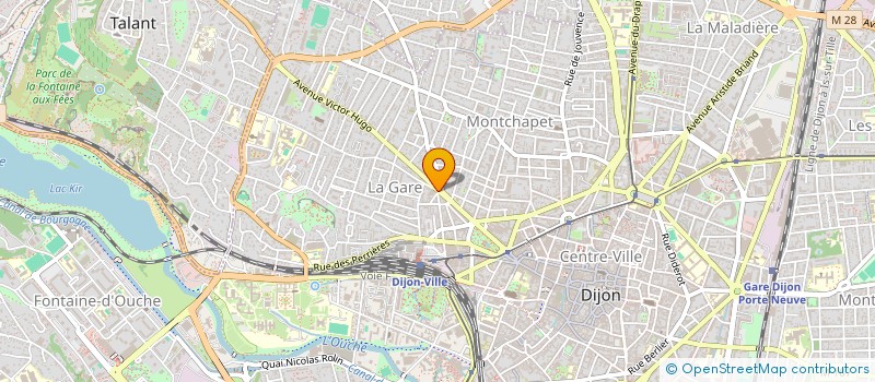 localisation de l'entreprise SCI B.B. à DIJON