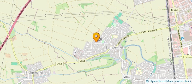 localisation de l'entreprise SCI B.B.  LAMPERTHEIM