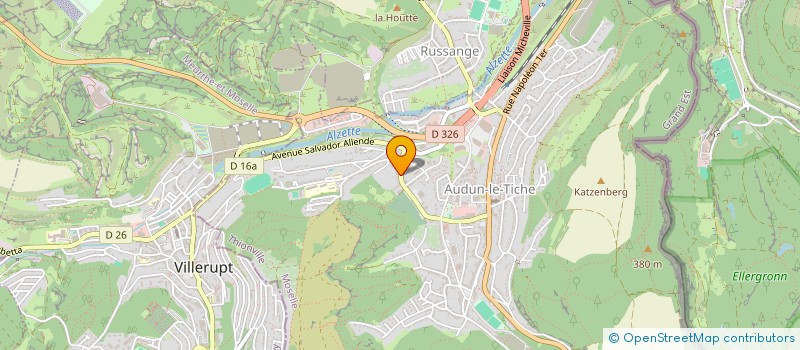 localisation de l'entreprise SCI B B à AUDUN LE TICHE
