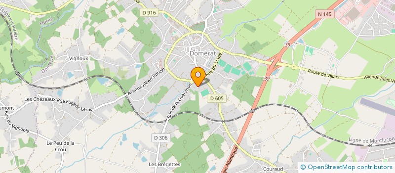 localisation de l'entreprise SCI B.B. à DOMERAT