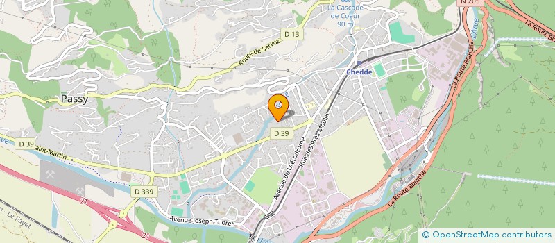 localisation de l'entreprise SCI B&B  PASSY