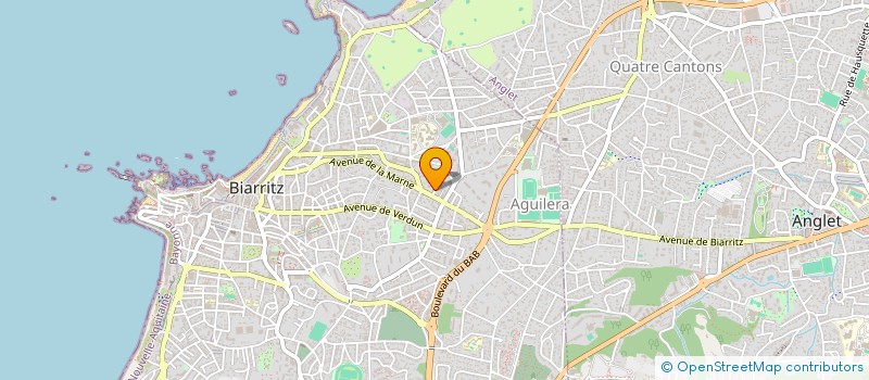 localisation de l'entreprise SCI B.B. à BIARRITZ