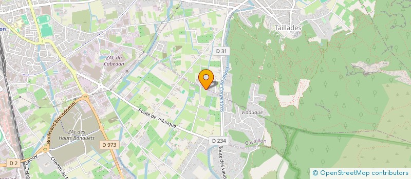 localisation de l'entreprise SCI B&B  CAVAILLON