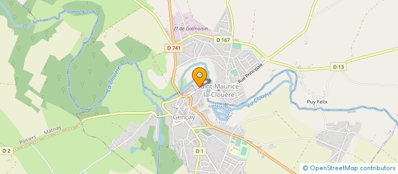 localisation de l'entreprise SCI B&B  BRION