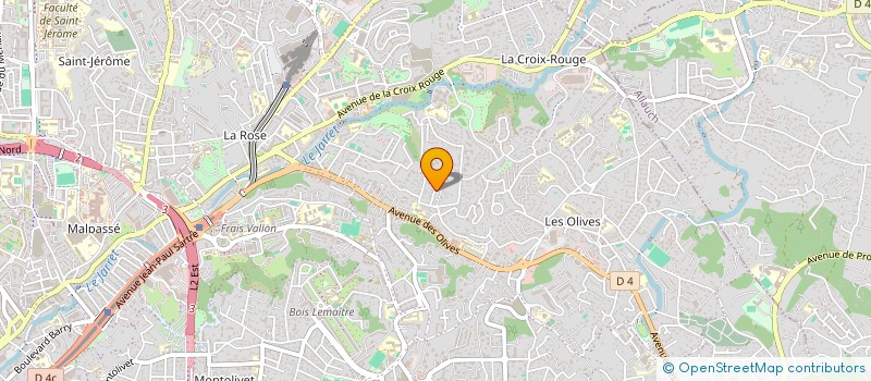 localisation de l'entreprise SCI B&B à MARSEILLE