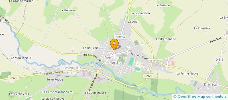 localisation de l'entreprise SCI B B A à REMALARD-EN-PERCHE